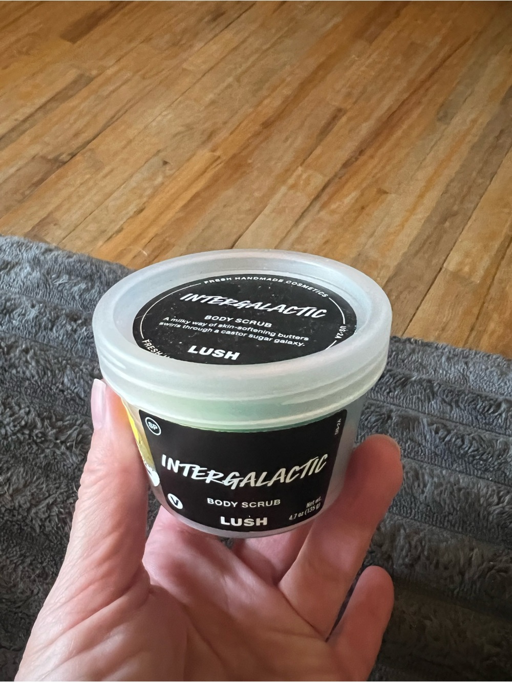 LUSH Intergalactic Body Scrub 4.7 oz DISCONTINUED NEVER USED